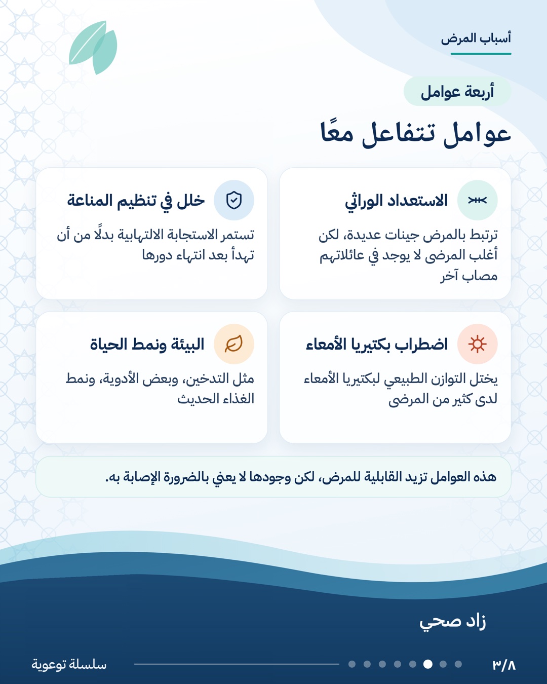 افهم أسباب مرض التهاب الأمعاء، الشريحة 3 من 8