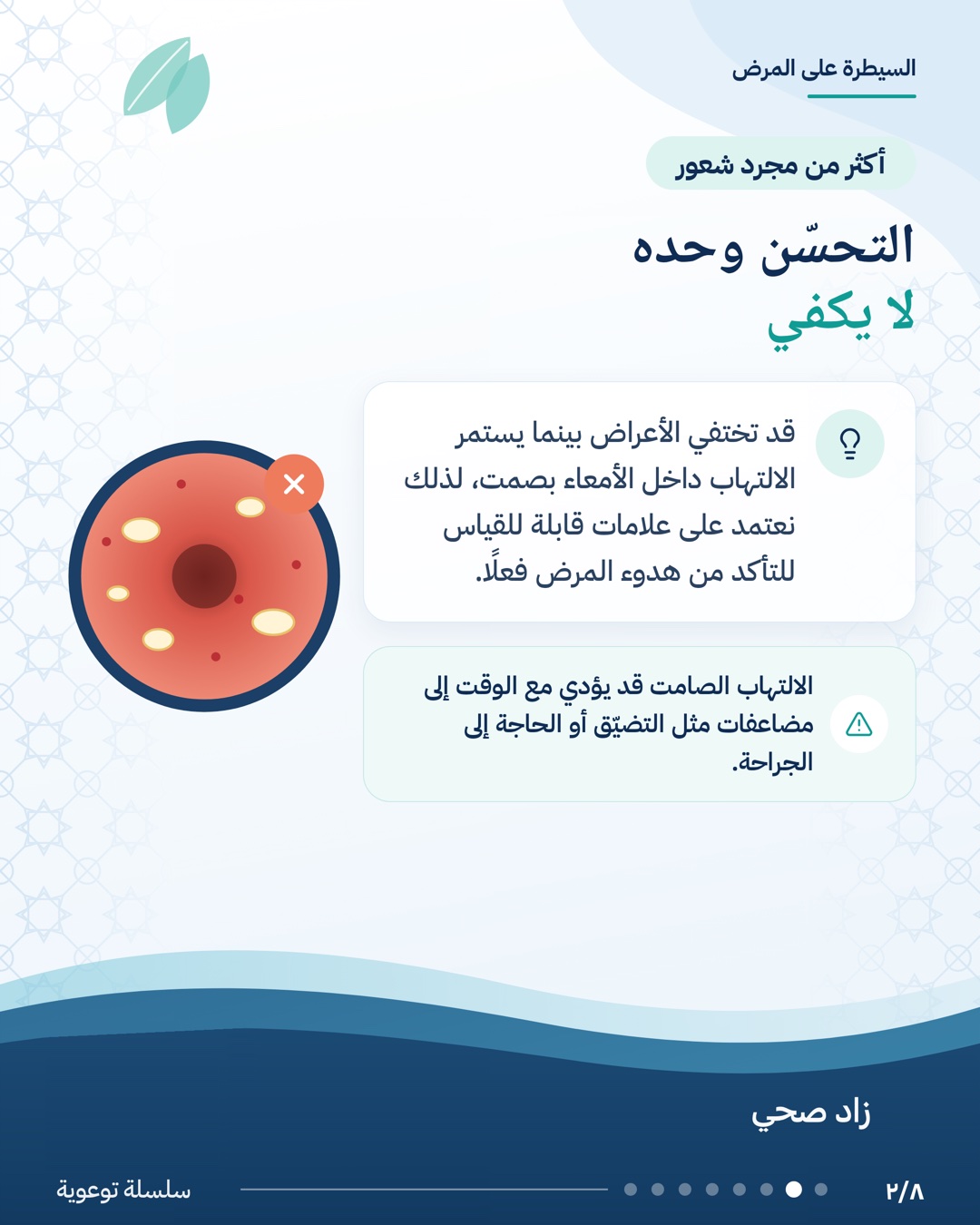 كيف نعرف أن المرض تحت السيطرة؟، الشريحة 2 من 8