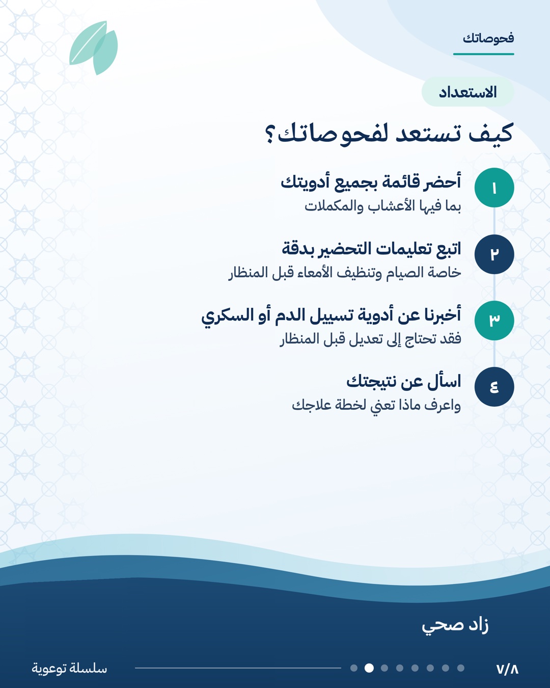 فحوصاتك في عيادة أمراض الأمعاء الالتهابية، الشريحة 7 من 8