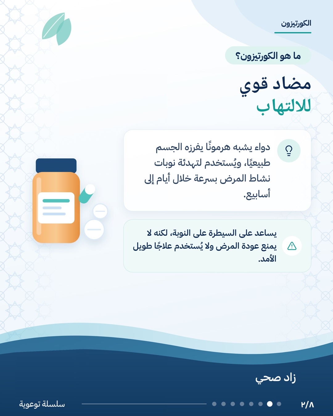 كل ما تحتاج معرفته عن الكورتيزون، الشريحة 2 من 8