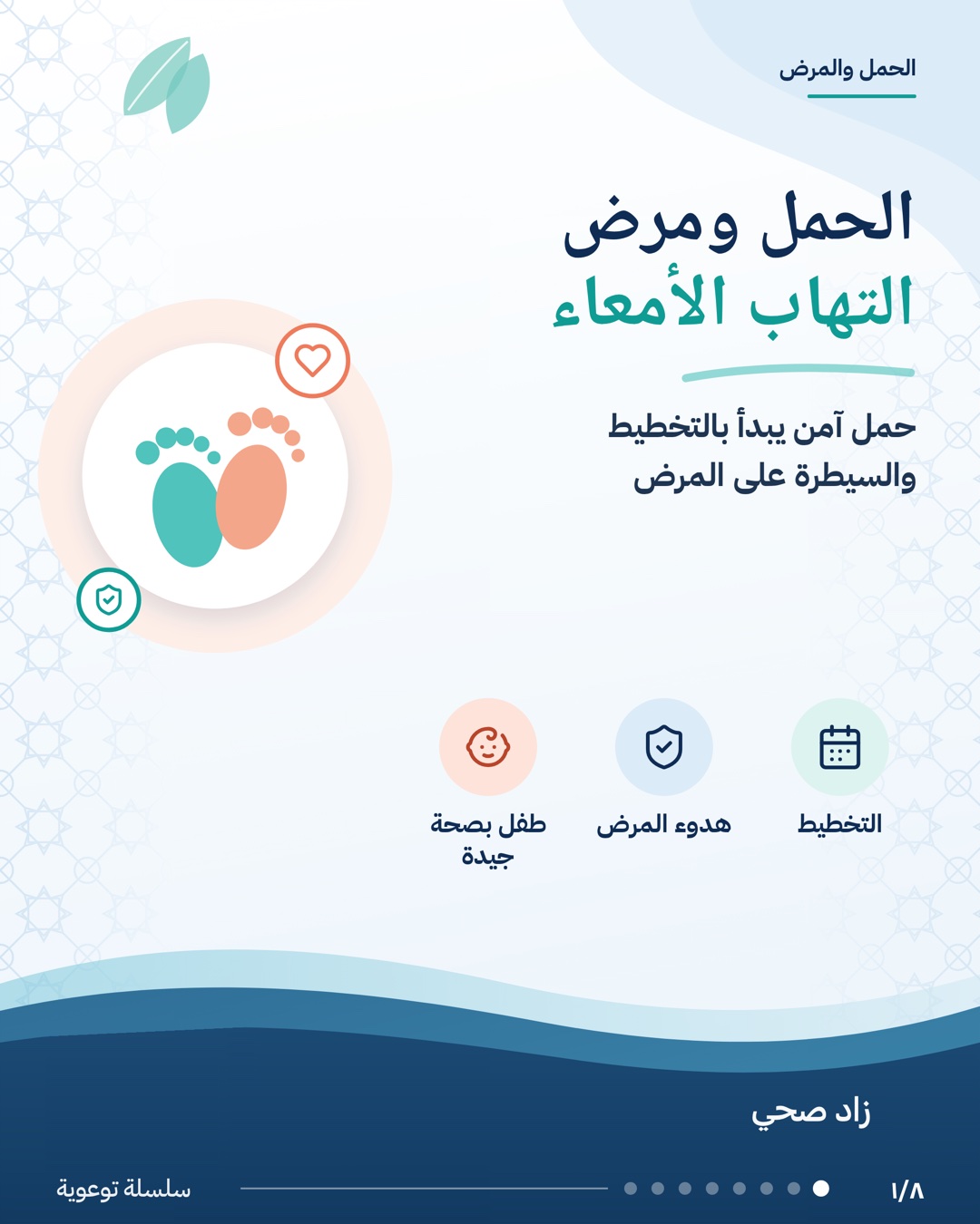 الحمل ومرض التهاب الأمعاء، الشريحة 1 من 8